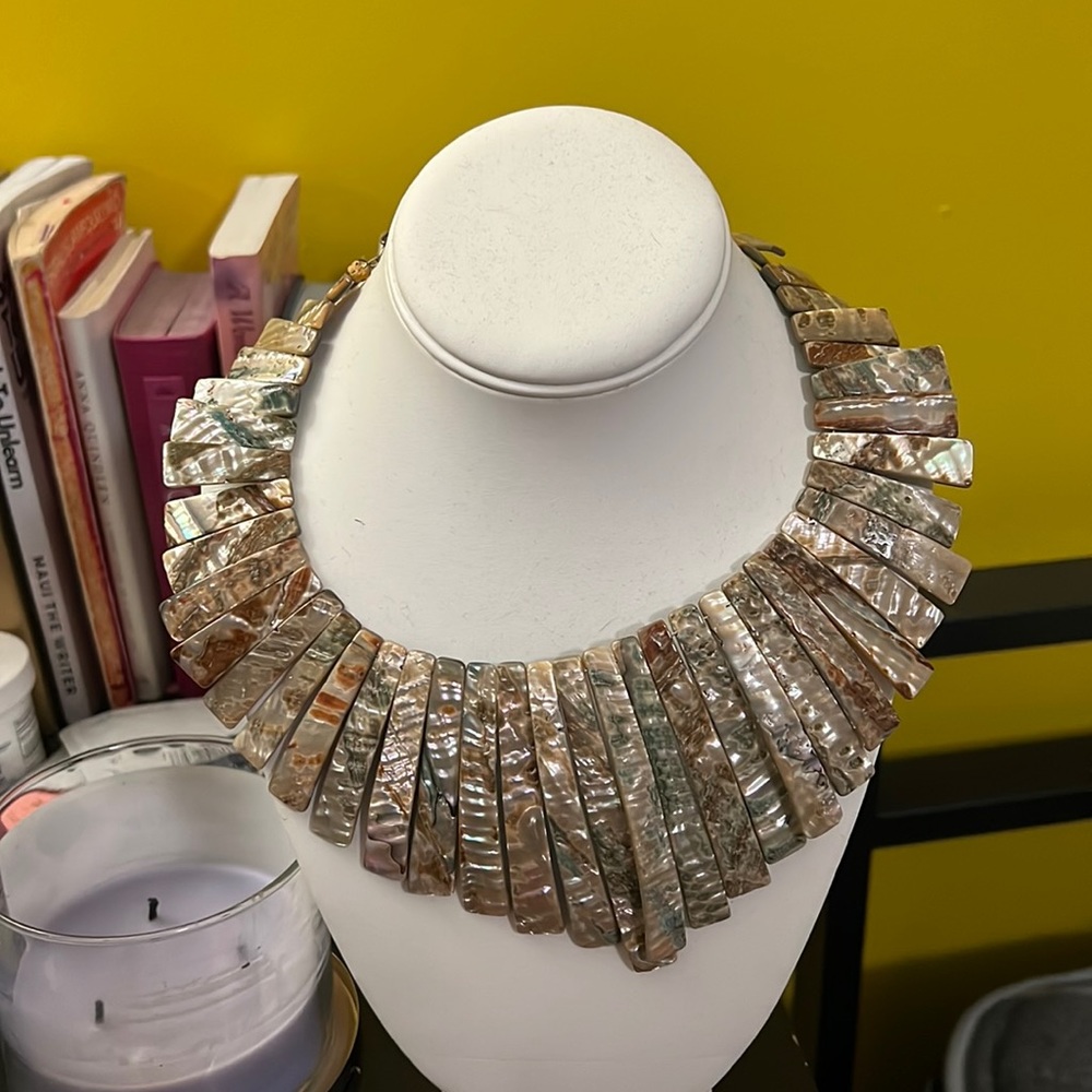 Shell necklace . One of a kind